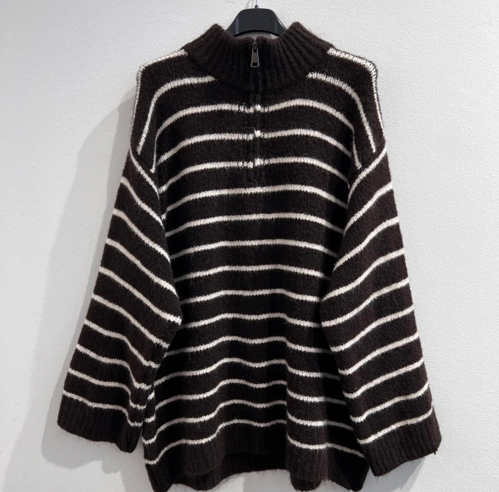 Gestreifter Pullover