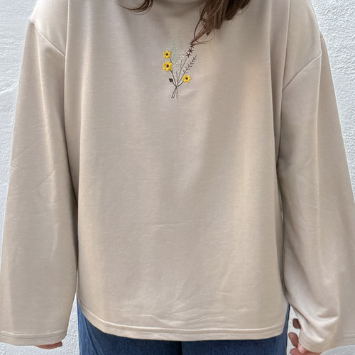 Asli Oberteil mit Blumemuster