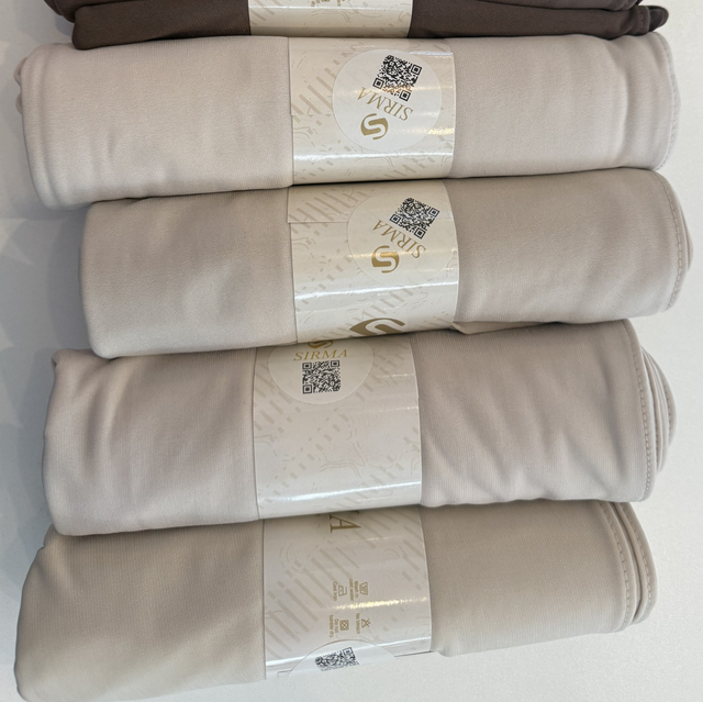 Premium Jersey Hijab Beigetöne