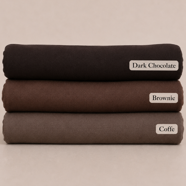 Premium Jersey Hijab Brauntöne